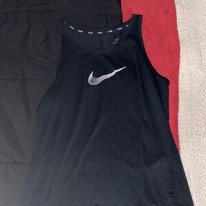 Nike Black Sleeveless Top with Logo